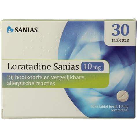 Loratadine Sanias Tablet Mg St Sanias Efarma Apotheek En Drogist