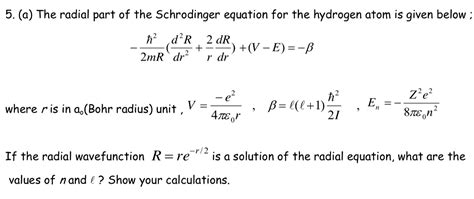 Derivation Of Schrodinger Equation For Hydrogen Atom Tessshebaylo