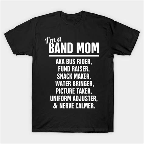 Funny Marching Band Mom Marching Band T Shirt Teepublic