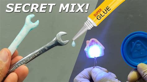 Super Glue And Baking Soda Pour Glue On Baking Soda And Make A Wrench