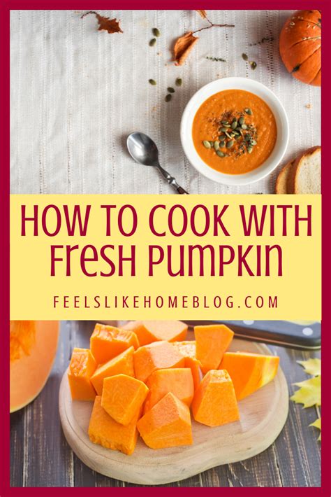 How To Cook With Fresh Pumpkin Cooking Food Processor Recipes