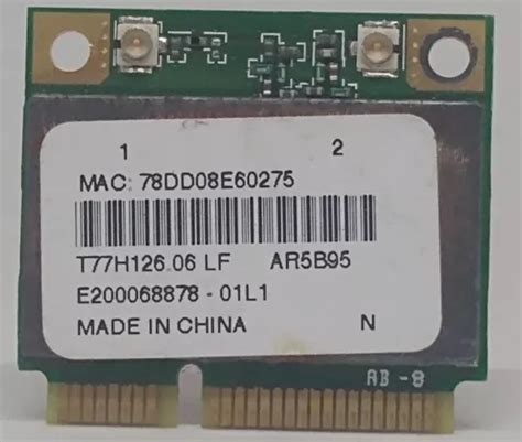 Placa Wireless Para Notebook Sony Vaio Pcg 61611x Original