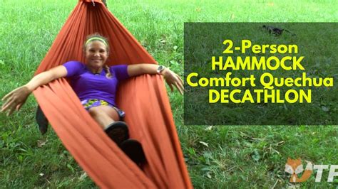 2 Person Hammock Comfort Quechua Decathlon Youtube