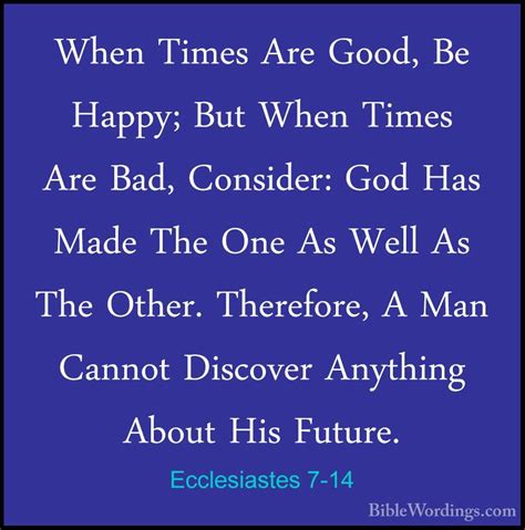 Ecclesiastes 7 - Holy Bible English - BibleWordings.com