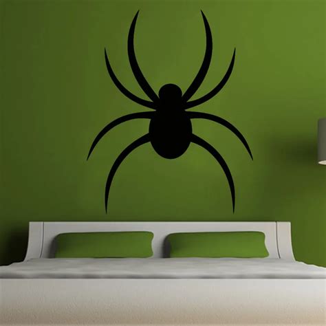 Creative Cartoon Black Spider Wall Sticker Bedroom Headboard Decorative