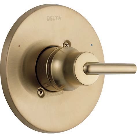 Delta Trinsic 14 Series Multichoice Valve Trim In Champagne Bronze Valve Sold Separately The