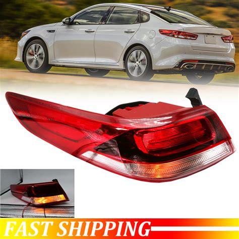 For 2016 2020 Kia Optima Rear Outer Tail Light Lamp Halogen Left Driver