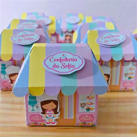 Caixa Casinha Loja Confeitaria Elo Produtos Especiais