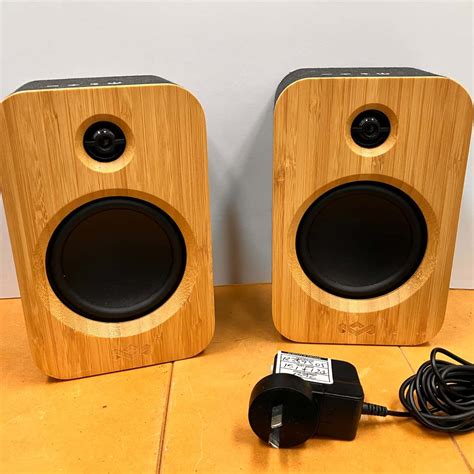 Marley Em Ja019 Get Together Duo Bluetooth Bookshelf Speakerss