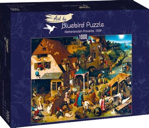 Art By Bluebird Puzzel 1000 Stukjes Nederlandse Spreekwoorden En