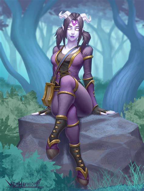 Draenei Priest By Vanharmontt On Deviantart World Of Warcraft