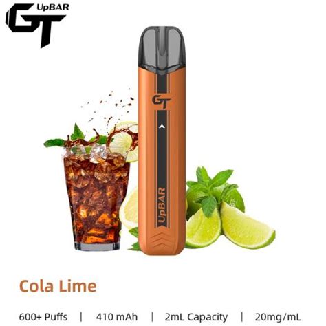 Pod Desechable Upbar Gt Cola Lime Mg Productos Vapes Desechables