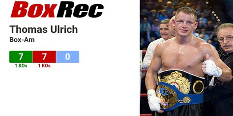 Boxrec Thomas Ulrich