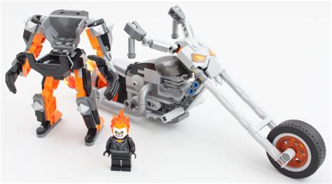 Lego Marvel Ghost Rider Mech Bike Review