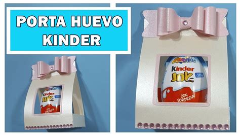 PORTA HUEVO KINDER SENCILLO YouTube