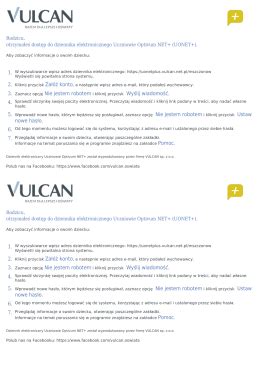 E Dziennik Vulcan Uonet Instrukcja Pierwszego