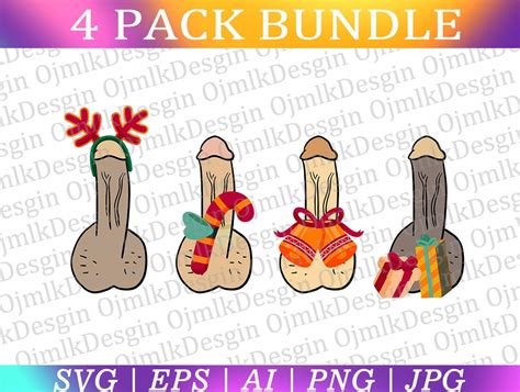 Penis Svg Dick Svg Funny Penis Pattern Svg Christmas Penis