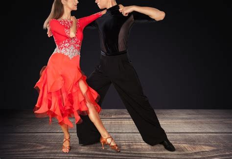 Premium Photo Man And A Woman Dancing Salsa On Background