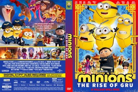 Minions Rise Of Gru Dvd Cover