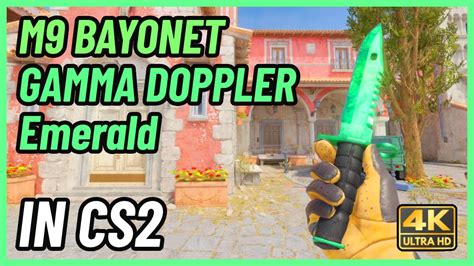 Cs M Bayonet Gamma Doppler Emerald Cs Knife In Game Showcase K