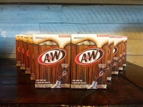 10 Aandw Root Beer On The Go Drink Mix 60 Packets Totallow Calorie