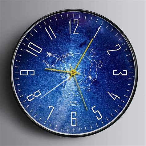 Horloges Murales Pouces De Douze Constellations Horloge Horloge