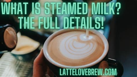 What Is Steamed Milk? The Full Details! - Latte Love Brew