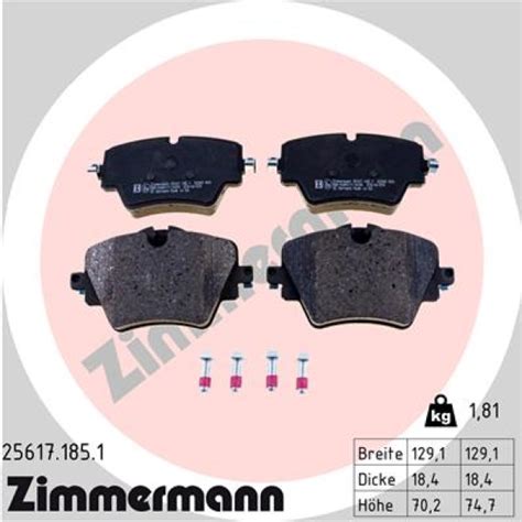 Zimmermann Brake Pads For Bmw 5 G30 F90 Front Zimmermann Bremsentechnik