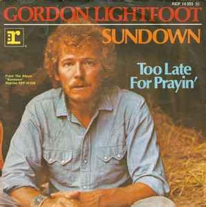 Gordon Lightfoot Sundown Vinyl Discogs