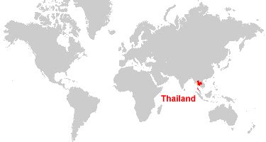 Thailand World Map Location - Allyce Maitilde