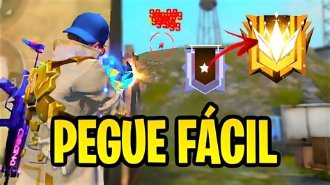 Como Pegar Desafiante F Cil At Sendo Platina No Free Fire Youtube