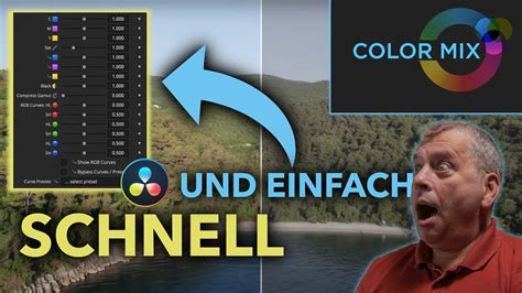 Mächtiges Tool Film Look mit dem Color Mix DCTL von Filmentor