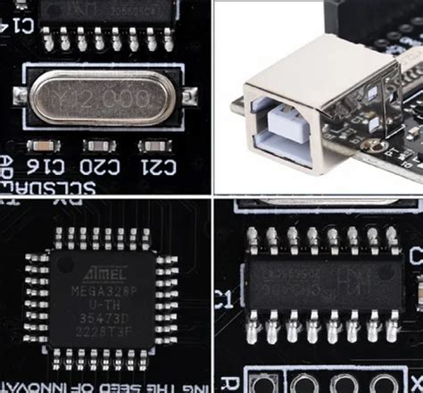 REES52 SMD UNO R3 Board UNO R3 Controller Board UNO R3 SMD Atmega328P