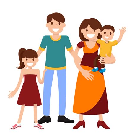 Download Happy Family, Family, Kids. Royalty-Free Stock Illustration ...