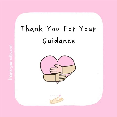 20 Amazing Thank You For Your Guidance Note