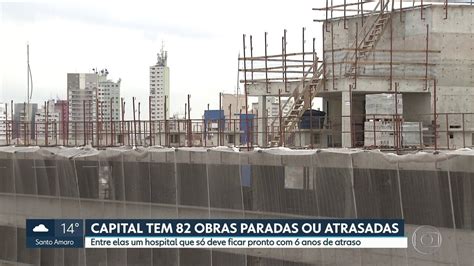 Vídeo Estado de SP tem mais de 1 500 obras paradas ou atrasadas SP2 G1