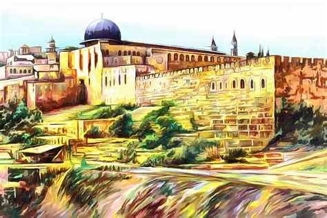 Masjid Al Aqsa Painting