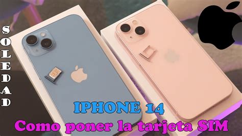 Apple Iphone 14 Cómo Poner Tarjeta SIM en iPhone 14 14 PLUS Pro y