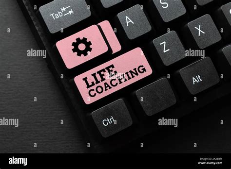 Signo De Texto Que Muestra Life Coaching Idea De Negocio Mejore Las