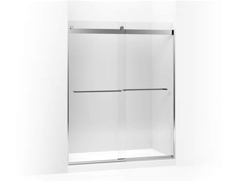 K 706018 L Shp Levity™ Sliding Shower Door 74 H X 56 5 8 59 5 8