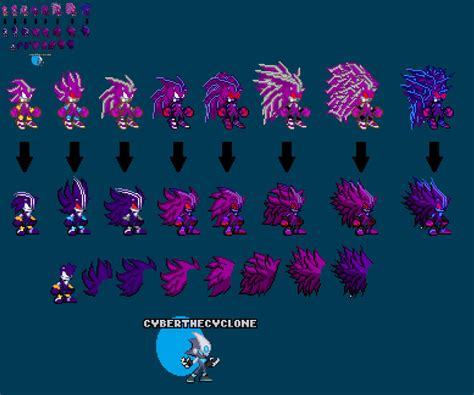 Darkspine Sonic Forms Revamped (Old to New #1) by CyberTheCyclone on ...