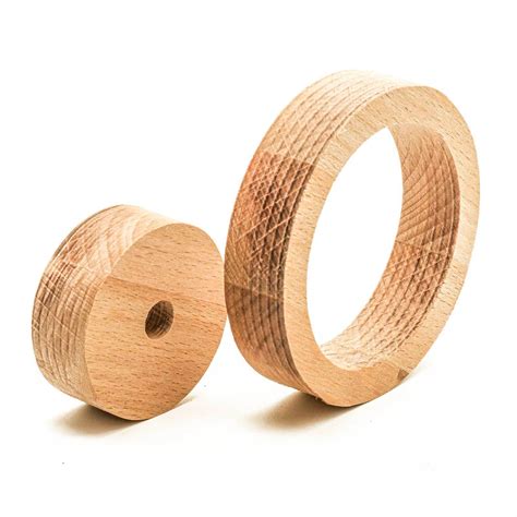 Scheibe Lochscheibe Rund Buche Loch Ring Scheiben Leimholz Holzscheibe