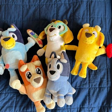 Toys Bluey Stuffy Set Poshmark