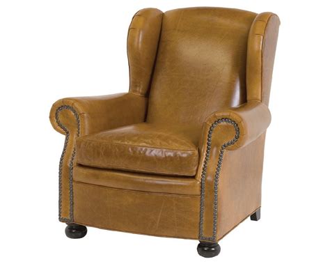 Classic Leather Cigar Lounge Chair 117761 | Leather Furniture USA