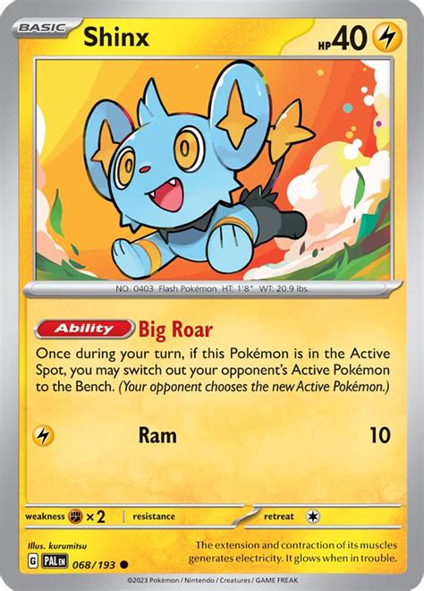 Shinx (Paldea Evolved 68) - Bulbapedia, the community-driven Pokémon ...