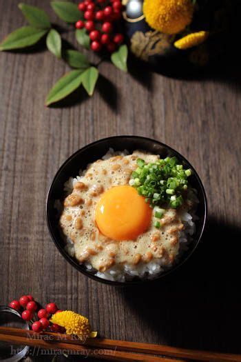 TKG Tamago Kake Gohan Raw Egg over Rice with Tororo Natto とろろ納豆卵かけ