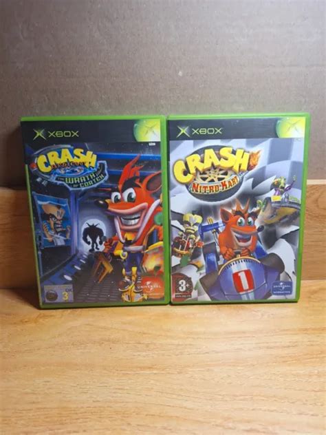 Crash Bandicoot The Wrath Of Cortex And Nitro Kart Original Xbox Games