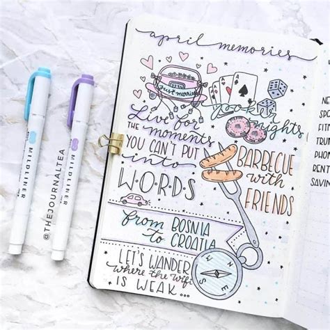 Why Having A Memory Spread In Your Bullet Journal Is Awesome