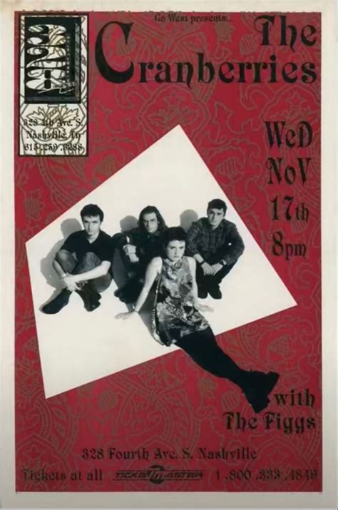 The Cranberries Concert Poster Artofit