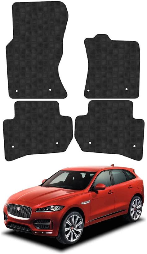 Car Mats For Jaguar F Pace Tailored Fit Rubber Floor Mat Set